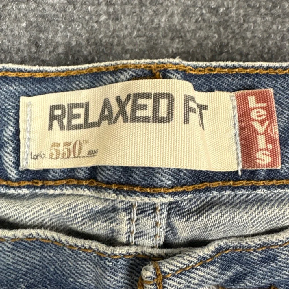 Levi's 550 Jeans Mens 40x30 Blue Relaxed Fit Tapered Leg Denim 0405
